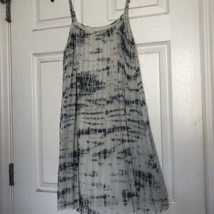 American Rag Navy Tie Dye Flowy Dress
